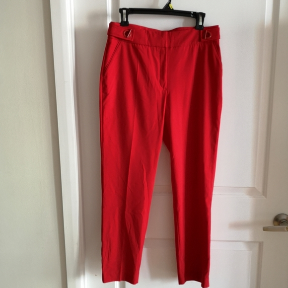 MANGO Suit Red Trousers in Red - Picture 2 of 5
